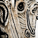 Арт-Объект из нитей Черно-Белый портрет Joana Schneider  варинант исполнения - 1 | Loft Concept в Грозном