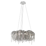 Люстра круглая подвесная с металлическими дугами и длинными цепочками 80 см Atlantis Chain варинант исполнения - 2 | Loft Concept в Грозном