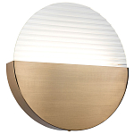 Бра в форме диска Leone Round Wall Lamp Brass варинант исполнения - 1 | Loft Concept в Грозном