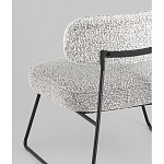 Кресло лаунж Kate букле серый варинант исполнения - 3 | Loft Concept в Грозном