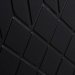 Комод черный округлой формы с рельефным фасадом Black Cut варинант исполнения - 5 | Loft Concept в Грозном