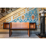 Дизайнерская скамейка  Canton  Beech and Black Bench варинант исполнения - 5 | Loft Concept в Грозном