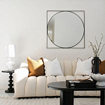 Зеркало в черной металлической раме Urban Style Mirror варинант исполнения - 4 | Loft Concept в Грозном