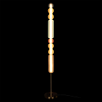 Торшер с разноцветными стеклянными цилиндрами и шарами Eclecticism  варинант исполнения - 1 | Loft Concept в Грозном