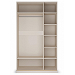 Шкаф 3-х дверный с зеркальными дверями Satin Furniture варинант исполнения - 3 | Loft Concept в Грозном