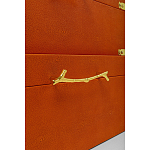 Комплект оранжевых чемоданов Golden Twigs варинант исполнения - 4 | Loft Concept в Грозном