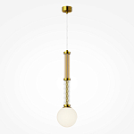 Подвесной светильник со стеклянными вставками Helios варинант исполнения - 1 | Loft Concept в Грозном