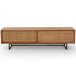 ТВ-тумба из массива тика Busto TV Stand варинант исполнения - 1 | Loft Concept в Грозном