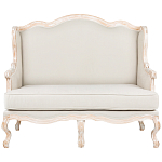 Диван двухместный из массива бука бежевый Solid Luxury варинант исполнения - 1 | Loft Concept в Грозном