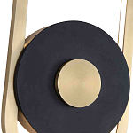 Бра с овальной рамойцвета латунь и черным кругом в центре Midnight Orbit варинант исполнения - 2 | Loft Concept в Грозном