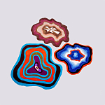 Сет из 3-х ковров «SAPPHIRE, QARTZITE, LABRADORITE» варинант исполнения - 1 | Loft Concept в Грозном