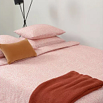 Постельное белье розового цвета с рисунком 150х200 см Blossom Essence варинант исполнения - 5 | Loft Concept в Грозном