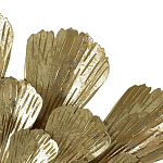 Зеркало круглое настенное в металлической раме Sunny Golden Petals варинант исполнения - 5 | Loft Concept в Грозном