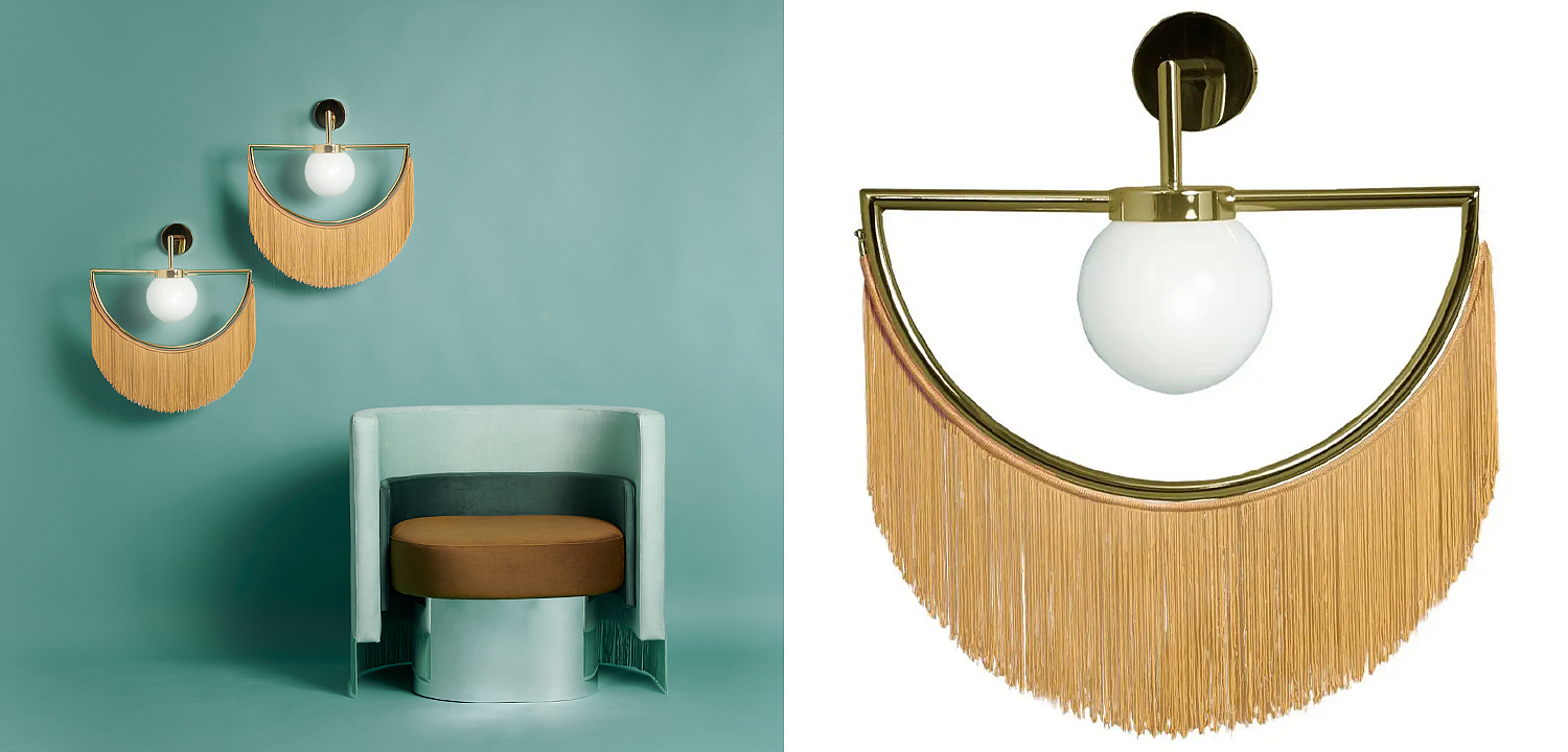 Бра Wink Wall Lamp by Masquespacio for Houtique Goldgelb Бра Wink Wall Lamp by Masquespacio for Houtique Goldgelb - Loft-Concept в Грозном