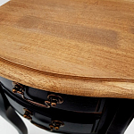 Консоль маленькая из массива березы с 2-мя ящиками в стиле прованс Vintage варинант исполнения - 3 | Loft Concept в Грозном