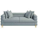 Дизайнерский Диван Lancaster Серо-голубое букле варинант исполнения - 3 | Loft Concept в Грозном