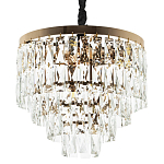 Люстра с прямоугольными хрустальными подвесками Lunet Crystal Rectangulars Chandelier 6 варинант исполнения - 1 | Loft Concept в Грозном