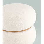 Пуф Полли S тедди белый варинант исполнения - 3 | Loft Concept в Грозном