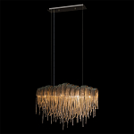 Люстра подвесная с металлическими цепочками и изогнутыми металлическими дугами 72 см Atlantis Chain варинант исполнения - 3 | Loft Concept в Грозном