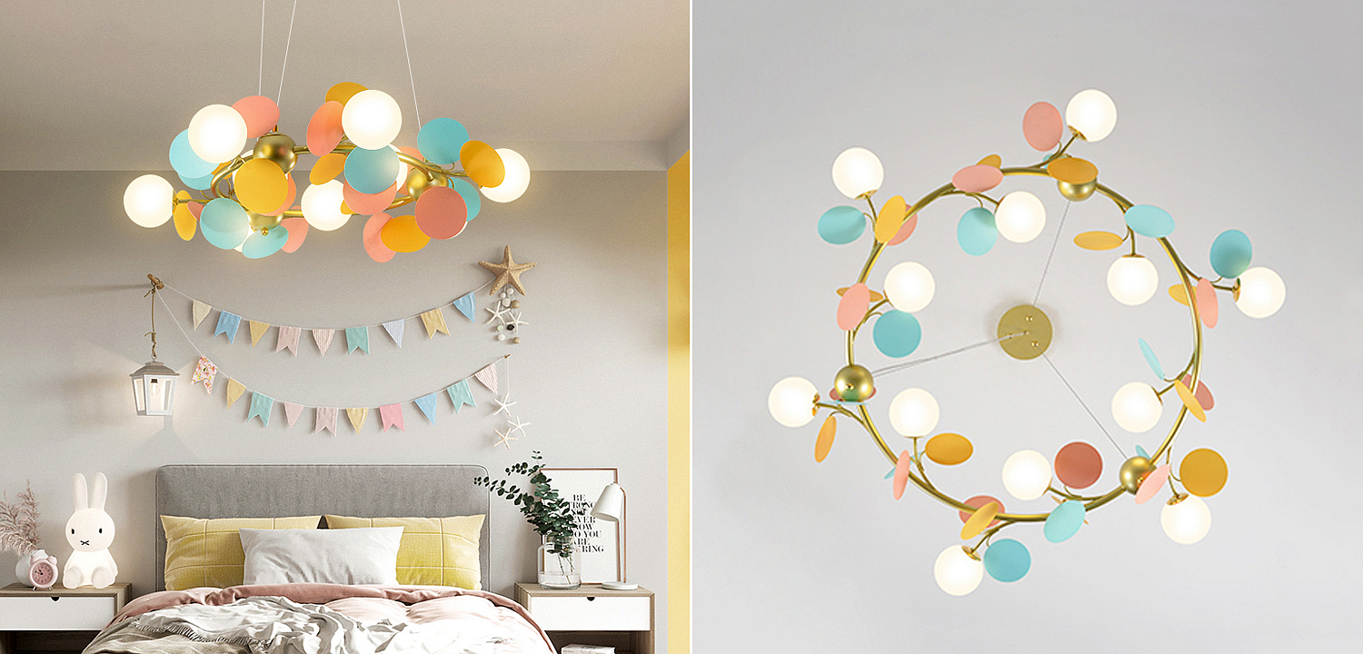 Люстра MATISSE Chandelier circle multicolor Люстра MATISSE Chandelier circle multicolor - Loft-Concept в Грозном