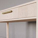 Элегантная Консоль Primo с выдвижным ящиком Светлый дуб варинант исполнения - 3 | Loft Concept в Грозном