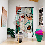 Арт-Объект плетеный из нитей большой портрет Joana Schneider  варинант исполнения - 1 | Loft Concept в Грозном