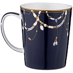 Кружка из фарфора синяя с изображением лошади 400 мл Porcelain Horse Set варинант исполнения - 1 | Loft Concept в Грозном
