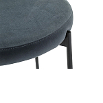 Стул металлический с мягкой спинкой и сиденьем из велюра Alfie Chair варинант исполнения - 7 | Loft Concept в Грозном