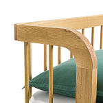 Кровать из массива дуба с пружинным блоком Mateta варинант исполнения - 6 | Loft Concept в Грозном