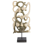 Маска ручной работы деревянная резная Mask Divorces варинант исполнения - 1 | Loft Concept в Грозном