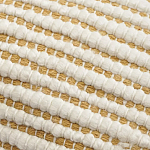 Чехол на подушку горчичного цвета с бахромой и объемным узором Ethnic mix варинант исполнения - 2 | Loft Concept в Грозном