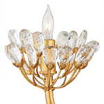 Люстра золотая в виде растения Golden Flower Glade варинант исполнения - 2 | Loft Concept в Грозном