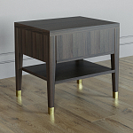 Прикроватная тумбочка с ящиком Elsa Dreams Walnut варинант исполнения - 4 | Loft Concept в Грозном