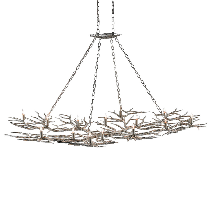 Люстра в виде веток Branched Tree Chandeliers Silver Серебряный Люстра в виде веток Branched Tree Chandeliers Silver Серебряный в Грозном | Loft Concept