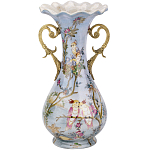 Ваза фарфоровая с попугаями Gaya варинант исполнения - 1 | Loft Concept в Грозном