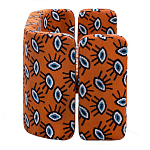 Акцентный Двухместный Диван Leela Оранжевый Орнамент варинант исполнения - 4 | Loft Concept в Грозном