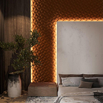 Гипсовая 3D Панель M-43 варинант исполнения - 1 | Loft Concept в Грозном