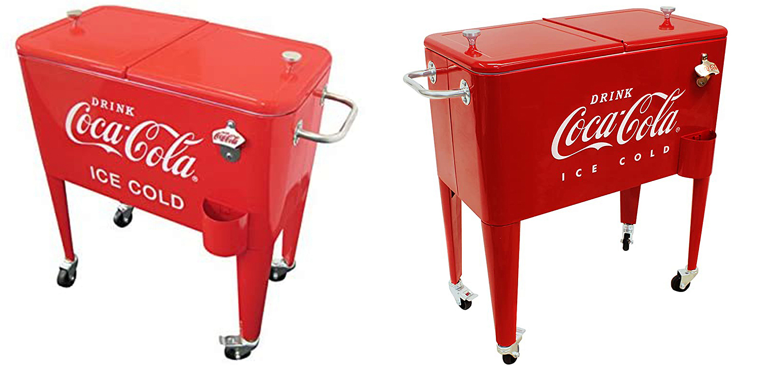 Куллер Retro Metal Coca-Cola Cooler Red Куллер Retro Metal Coca-Cola Cooler Red - Loft-Concept в Грозном