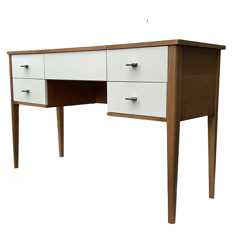 Стол письменный из массива бука Tasteful Furniture Table Коричневый Слоновая кость  в Грозном | Loft Concept 