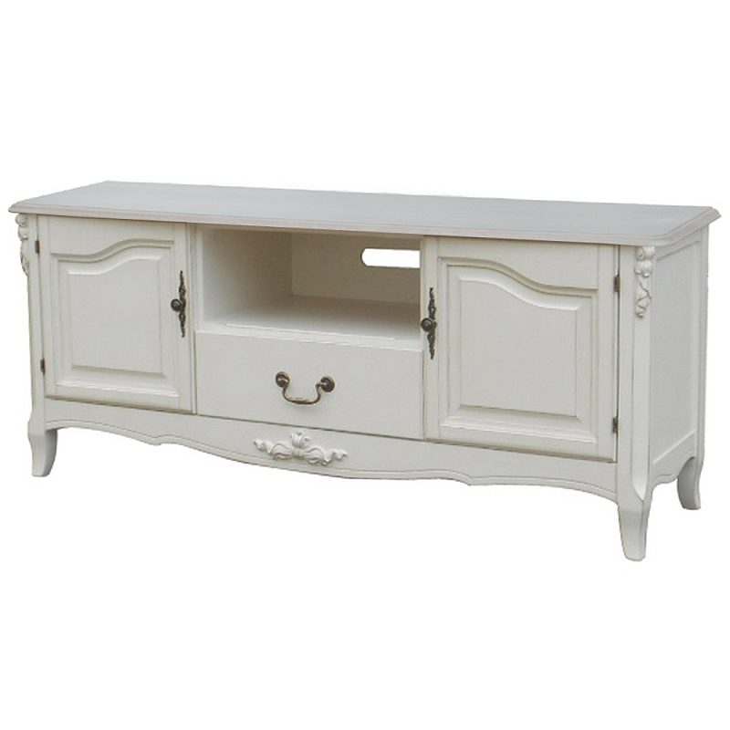 ТВ-тумба в стиле прованс из массива дерева Montmartre Provence TV Stand ivory ( слоновая кость ) ТВ-тумба в стиле прованс из массива дерева Montmartre Provence TV Stand ivory ( слоновая кость ) в Грозном | Loft Concept