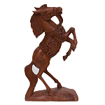 Статуэтка лошадь деревянная Thick Mane варинант исполнения - 1 | Loft Concept в Грозном