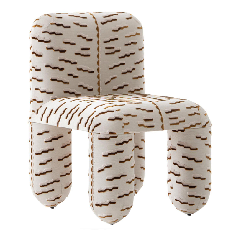 Стул GIOTTO Dining Armchair Светло-бежевый в Грозном | Loft Concept 