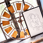 Часы настенные из металла в стиле лофт Clock with History варинант исполнения - 3 | Loft Concept в Грозном