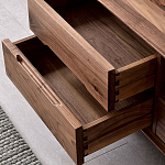 Тумба под телевизориз массива дерева TV Stand made of Walnut Wood варинант исполнения - 7 | Loft Concept в Грозном