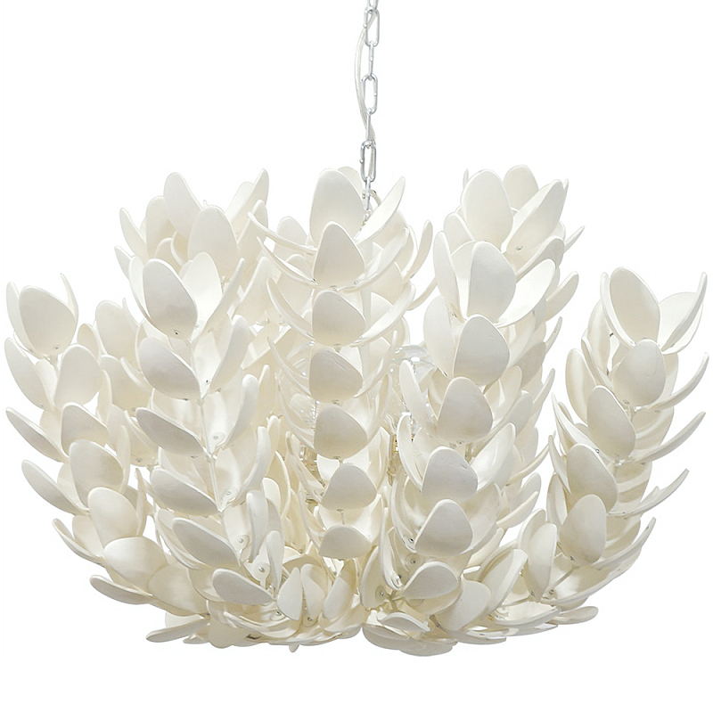 Люстра White Bionic Petals Flo Chandelier Белый Молочный Люстра White Bionic Petals Flo Chandelier Белый Молочный в Грозном | Loft Concept