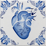 Плитка с узором Мое сердце варинант исполнения - 2 | Loft Concept в Грозном