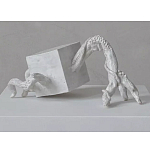 Скульптура «Окаменелый рост», Белый объект варинант исполнения - 1 | Loft Concept в Грозном