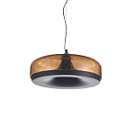 Подвесной светильник с стеклянным плафоном LED 42W 3000K Glass Textured Lampshade варинант исполнения - 2 | Loft Concept в Грозном