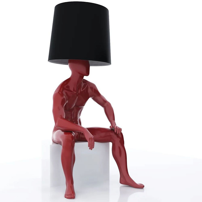 Лампа MALE MANNEQUIN LAMP с абажуром Глянцевый черный Черный матовый Глянцевый белый Белый матовый Серый матовый Золотой Красный Шампань Лампа MALE MANNEQUIN LAMP с абажуром Глянцевый черный Черный матовый Глянцевый белый Белый матовый Серый матовый Золотой Красный Шампань в Грозном | Loft Concept