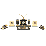 Настольный письменный набор из яшмы и долерита в подарочной упаковке Manager Organizer варинант исполнения - 3 | Loft Concept в Грозном